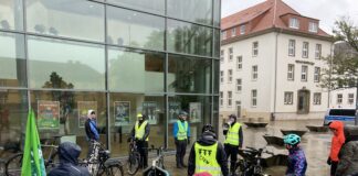 Fahrraddemo, Oktober 2023, FridaysForFuture / Foto: Dominik Lapp