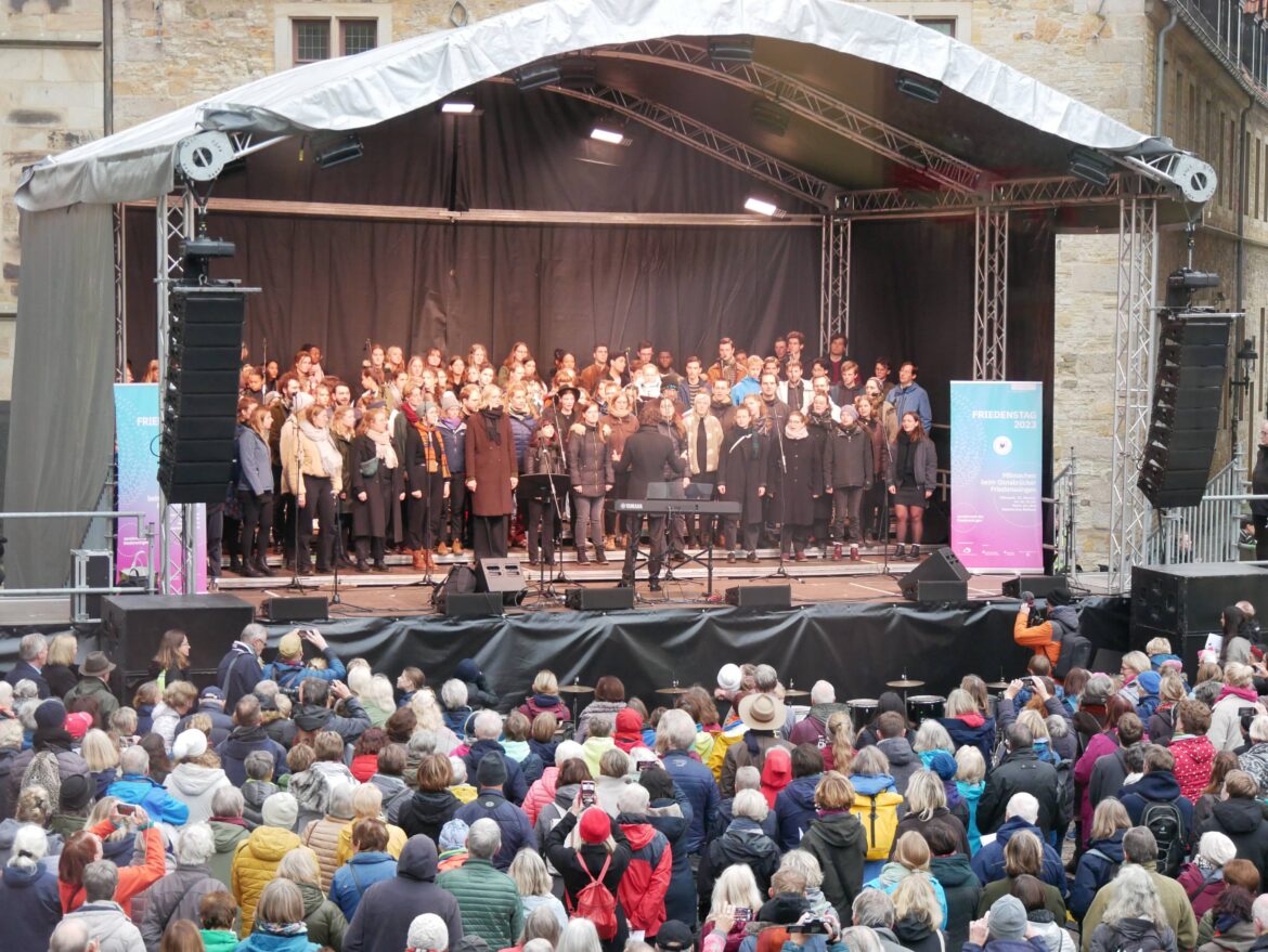 Friedenssingen / Foto: Dominik Lapp