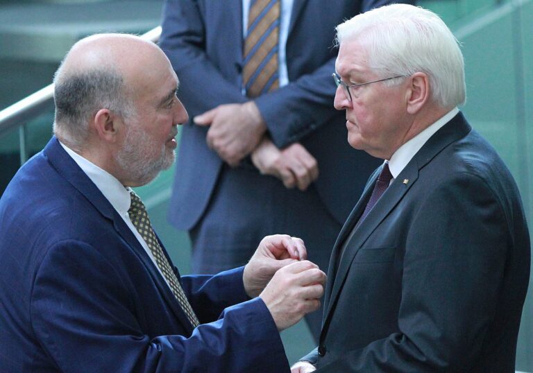 Israelischer Botschafter Prosor und Bundespräsident Steinmeier