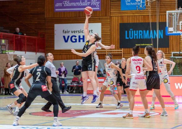 Girolive Panthers Osnabrück vs. TK Hannover Luchse am 11.12.2023 / Foto: Dieter Reinhard