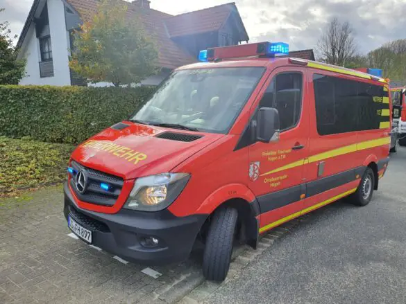 Feuer im Keller eines Wohnhauses in Hagen