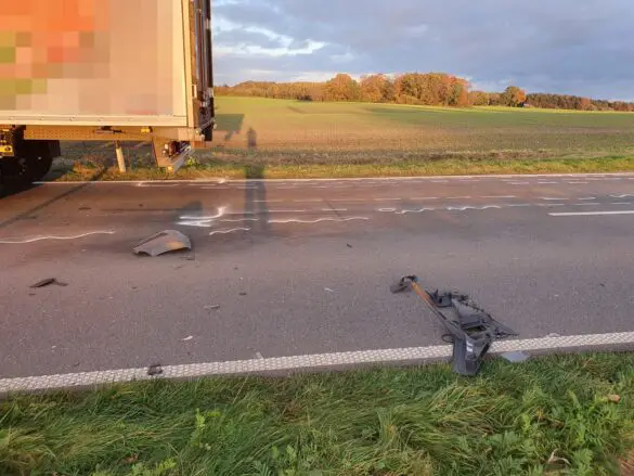 Motorradfahrer bei Unfall auf Bundesstraße B218 tödlich verletzt