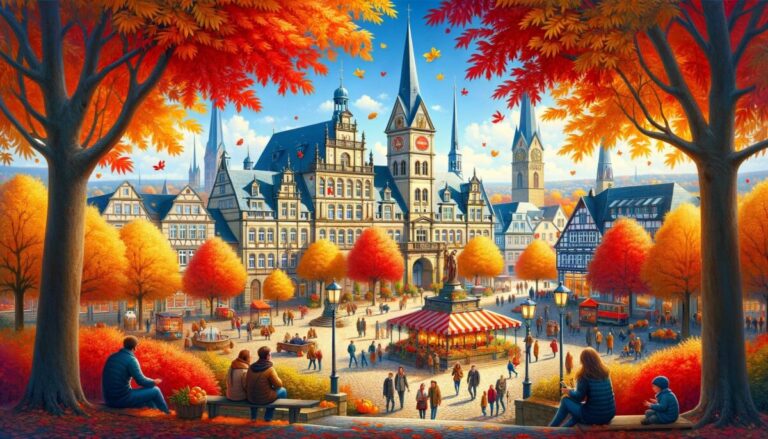 Herbstliches Osnabrück - aus KI-Perspektive