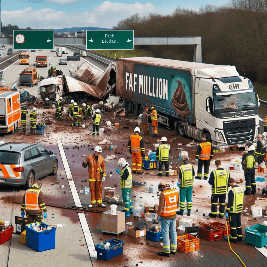 Unfall auf der A1 - aus den Augen der KI