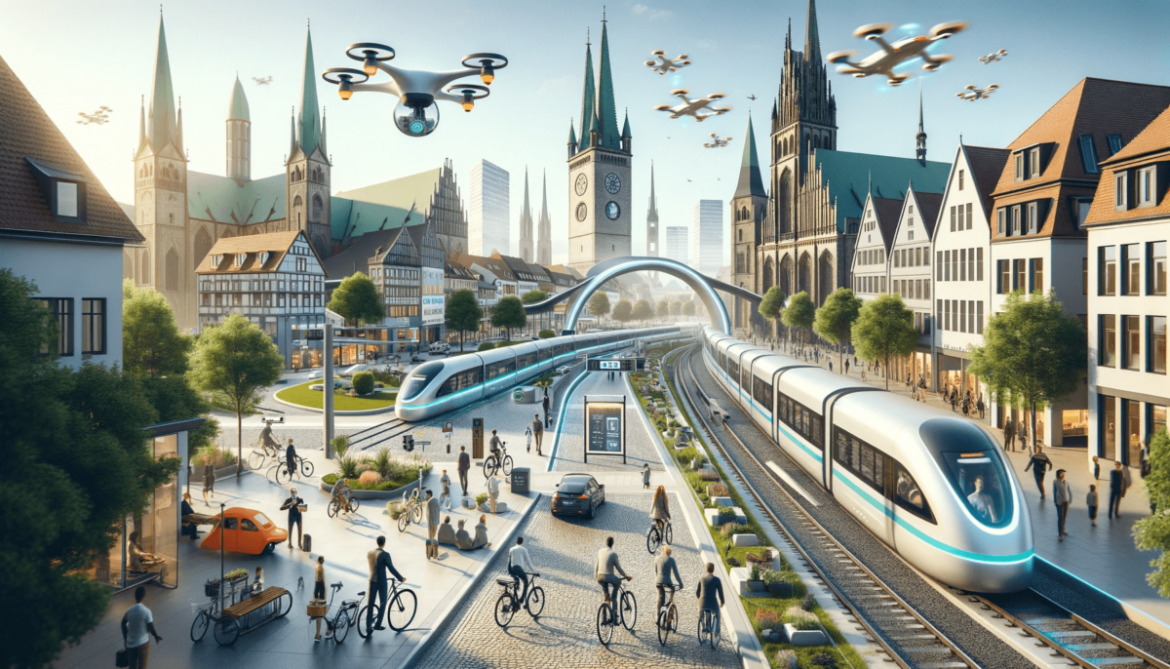 Mobilität der Zukunft / Grafik: DALL-E