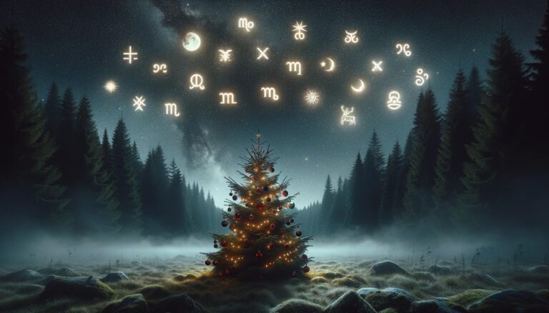 Horoskop vor Weihnachten / KI, Dall-e