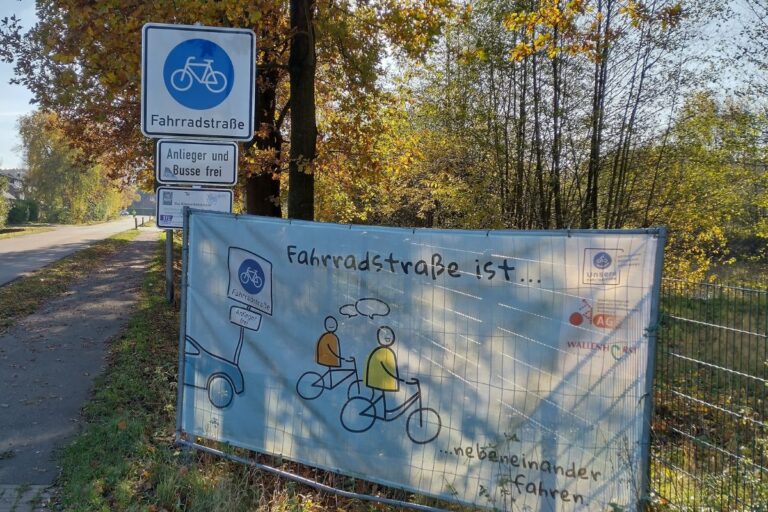 Fahrradstraße / Foto: FDP Wallenhorst