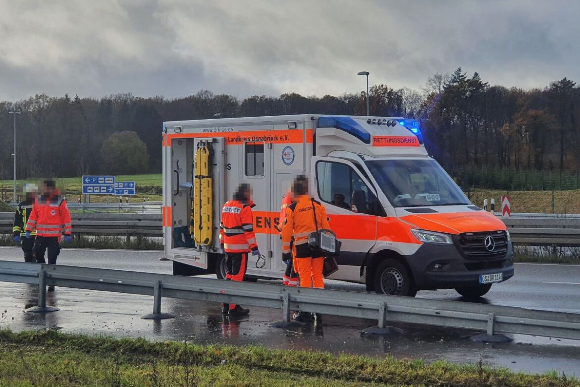 Unfall A33 / Foto: Westermann