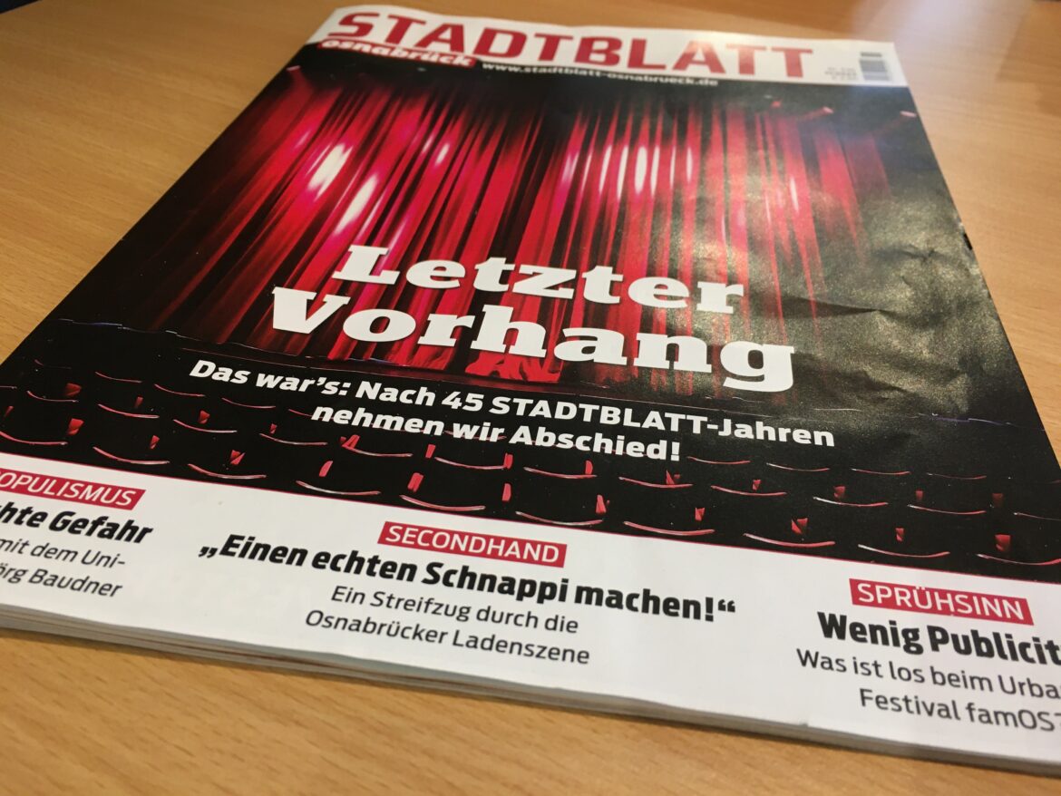 Stadtblatt / Foto: Dominik Lapp