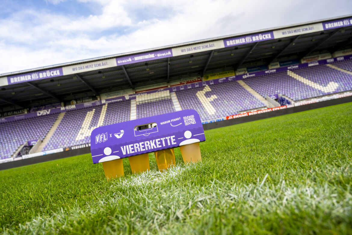 Die neue "Viererkette" des VfL Osnabrück. / Foto: Clean Fotostudio