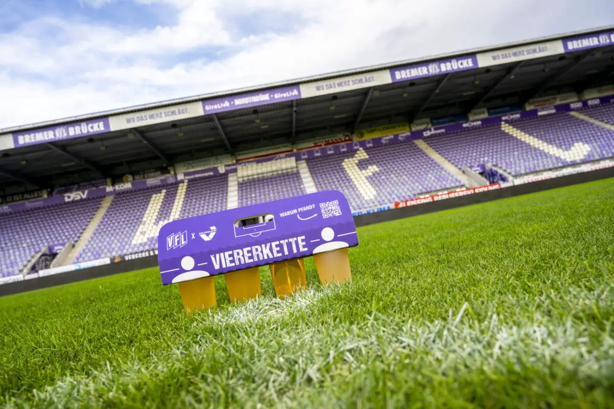 Die neue "Viererkette" des VfL Osnabrück. / Foto: Clean Fotostudio