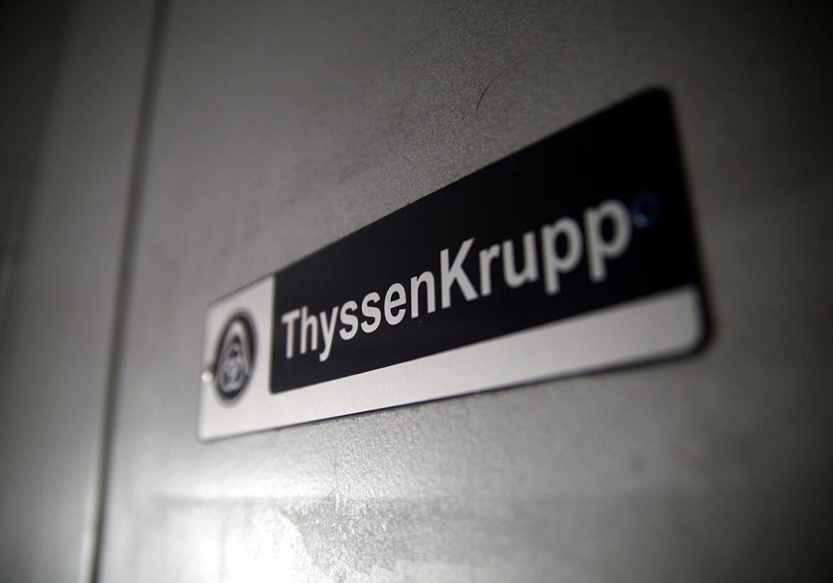 Schild ThyssenKrupp