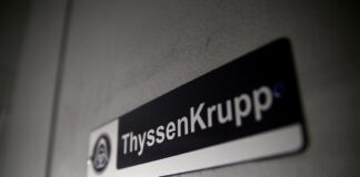 Schild ThyssenKrupp