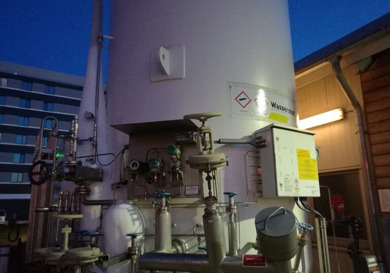 Wasserstoff Tank