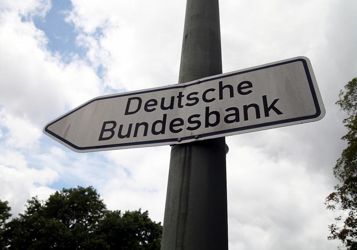 Schild Deutsche Bundesbank