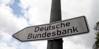 Schild Deutsche Bundesbank