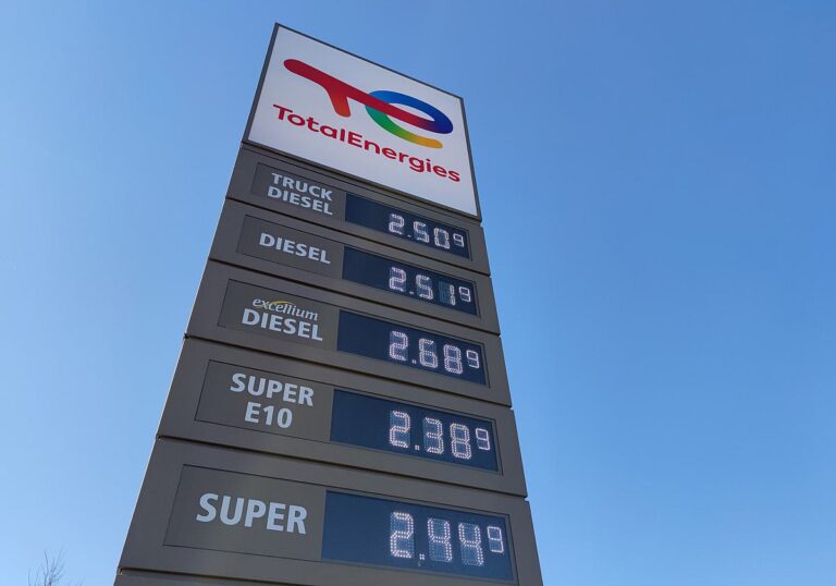 Preisanzeige Tankstelle