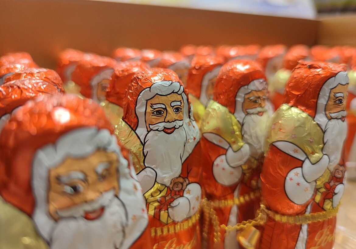 Schoko-Weihnachtsmänner