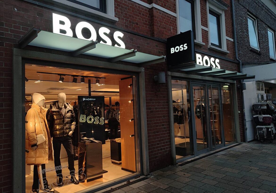 Geschäft von Hugo Boss