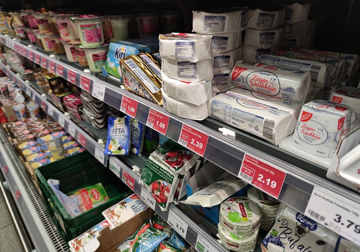 Kühlregal Supermarkt