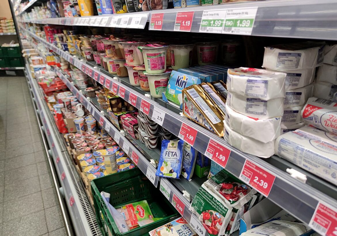 Supermarkt Kühlregal