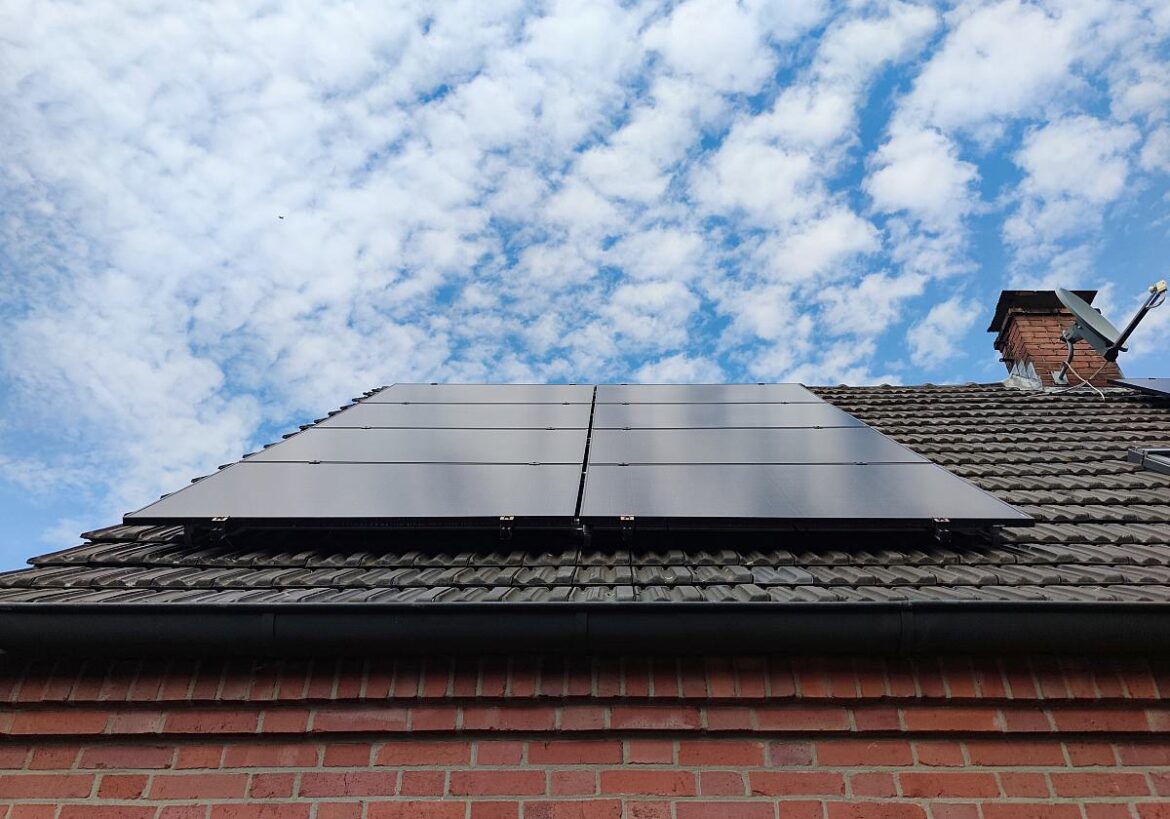 Solaranlage auf dem Dach