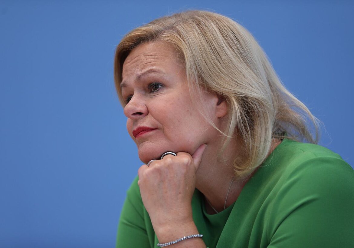 Bundesinnenministerin Nancy Faeser (SPD)