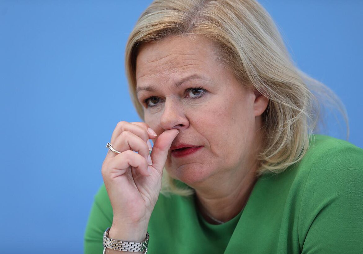 Bundesinnenministerin Nancy Faeser (SPD)