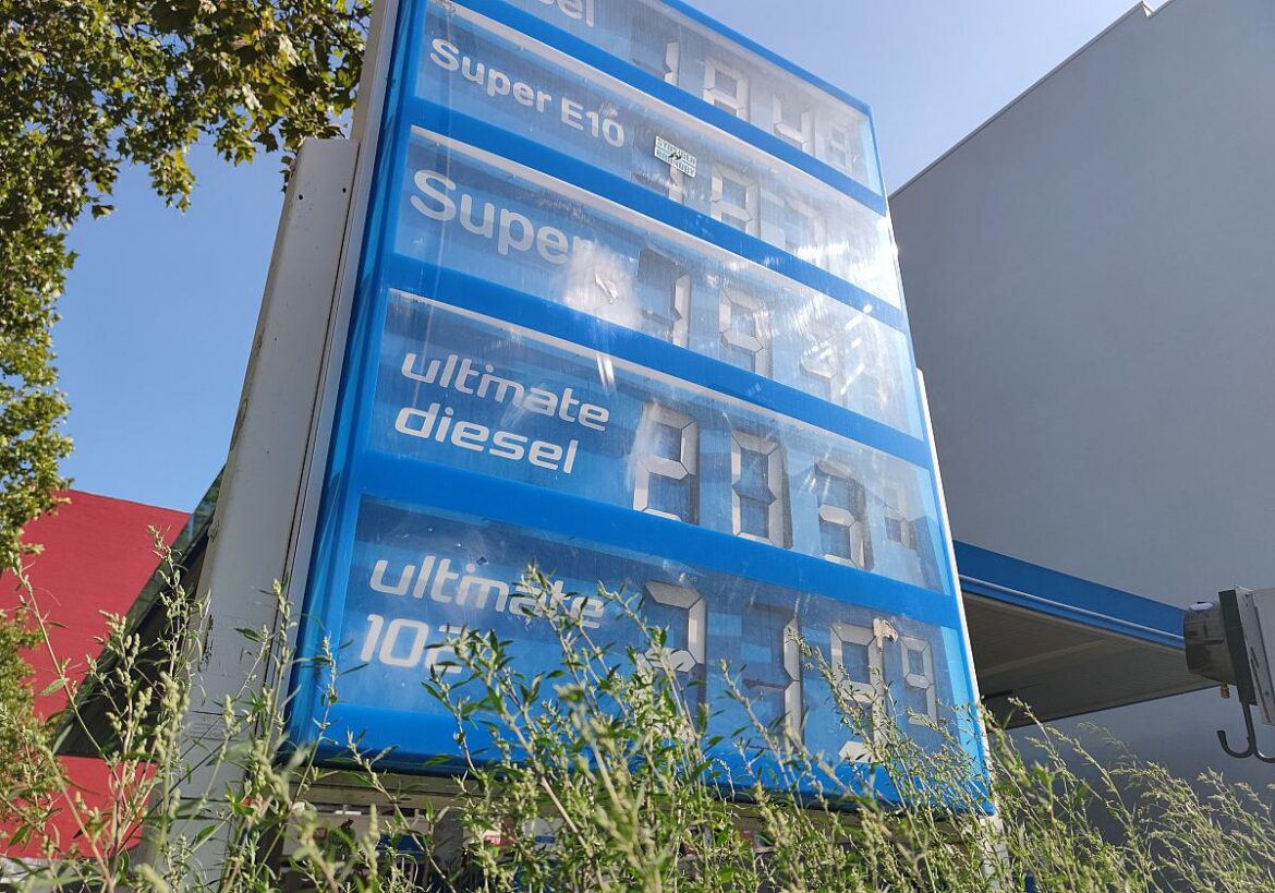 Preisanzeige Tankstelle