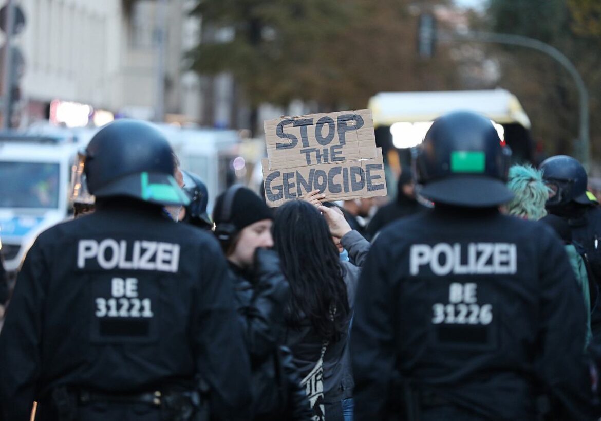 Palästinenser Demo / dts