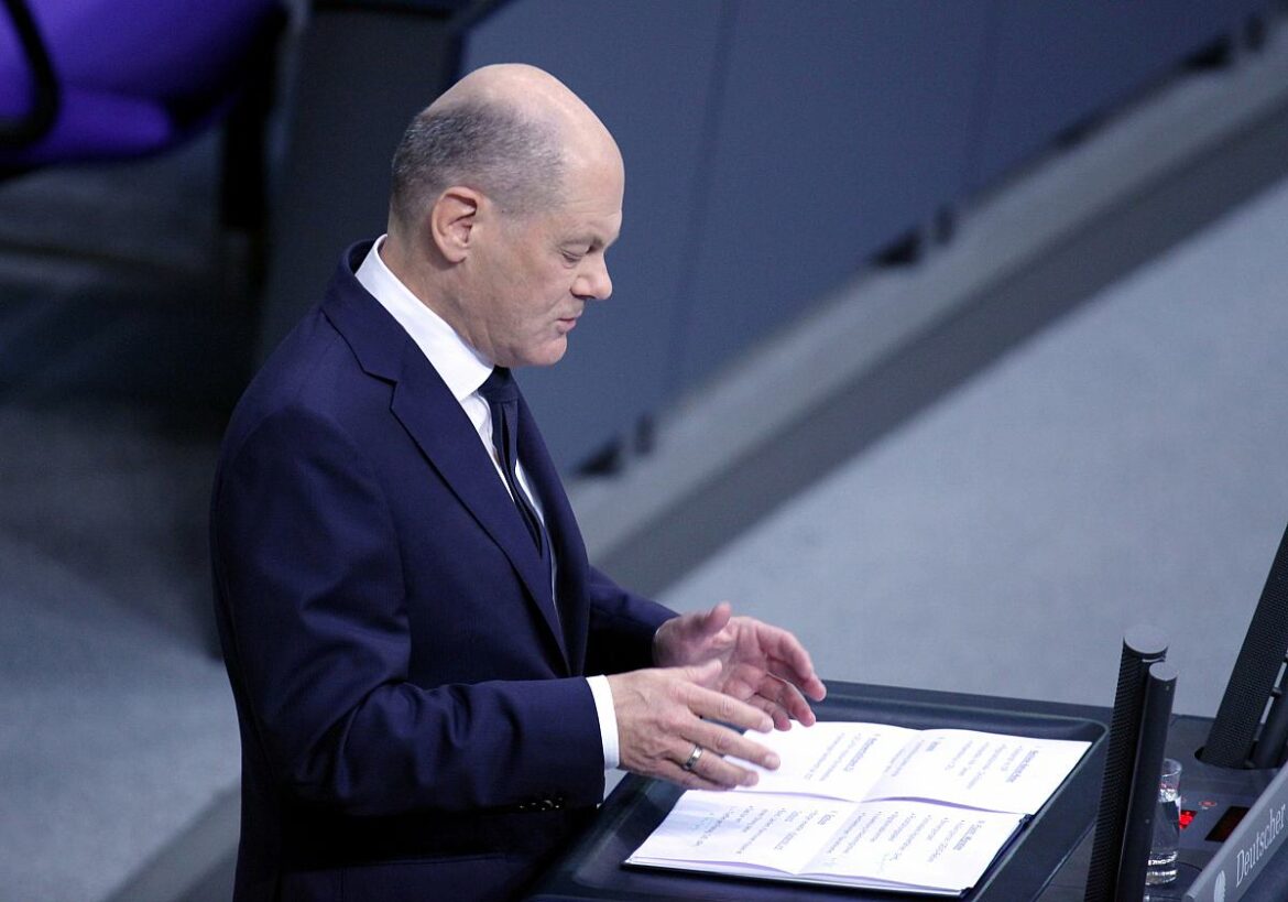 Bundeskanzler Olaf Scholz (SPD)