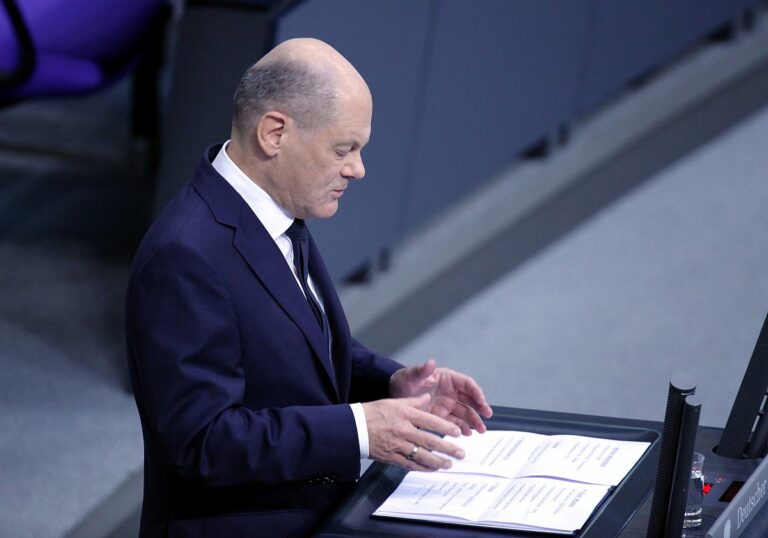 Bundeskanzler Olaf Scholz (SPD)