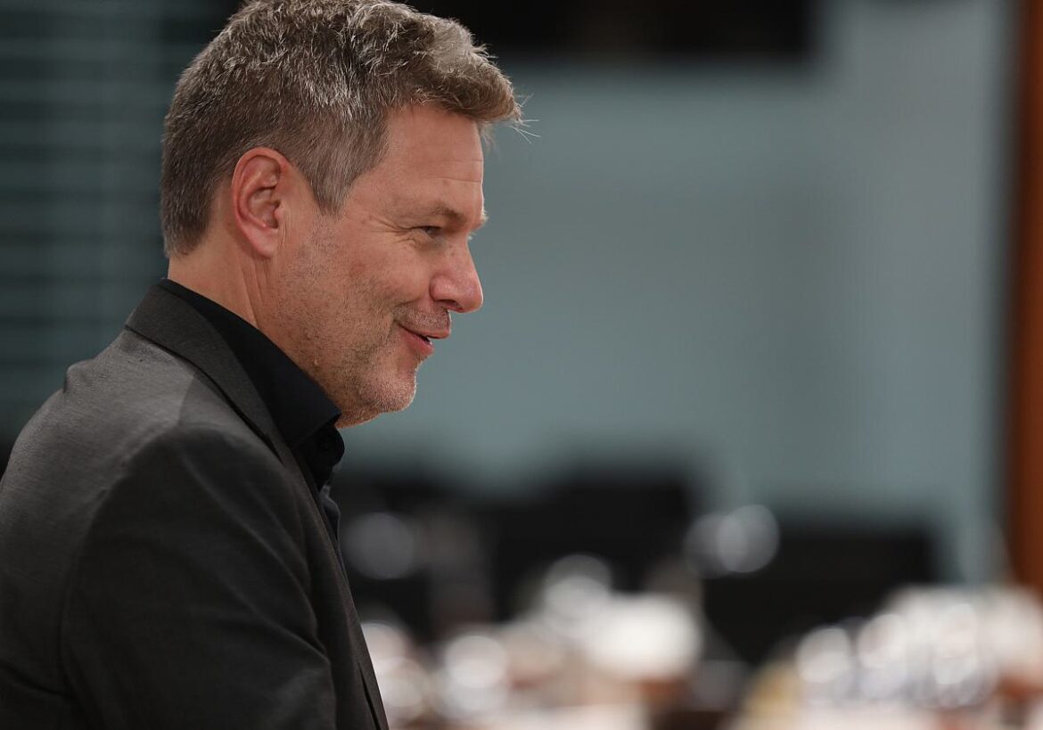 Bundeswirtschaftsminister Robert Habeck (Grüne)