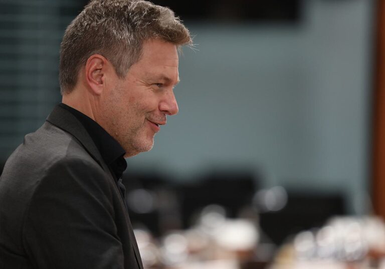 Bundeswirtschaftsminister Robert Habeck (Grüne)