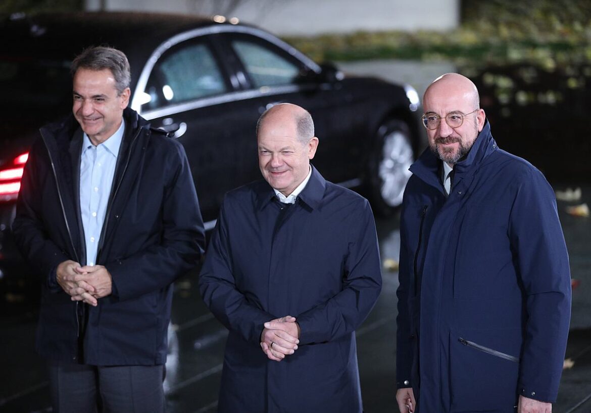 Bundeskanzler Scholz trifft sich mit europäischen Staats- und Regierungschefs