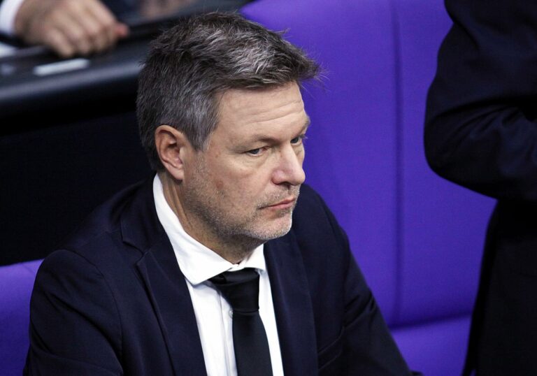 Bundeswirtschaftsminister Robert Habeck (Grüne)