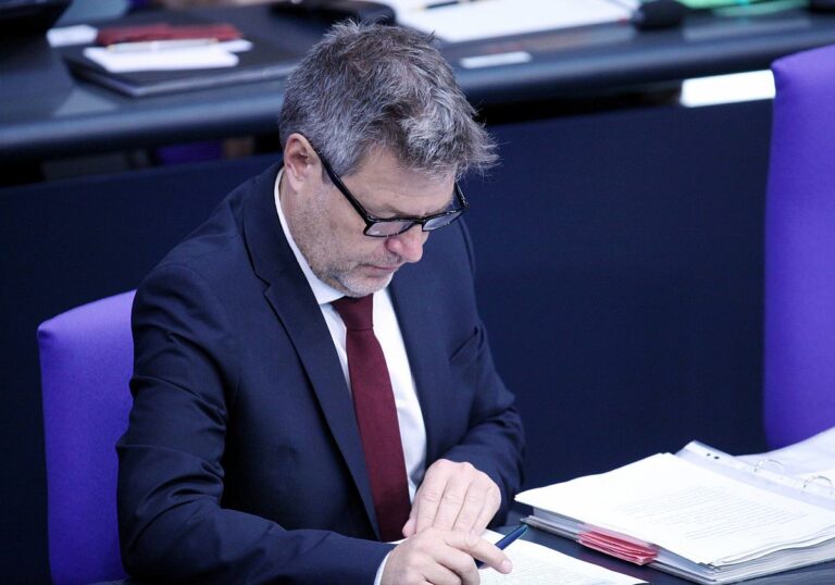 Bundeswirtschaftsminister Robert Habeck (Grüne)