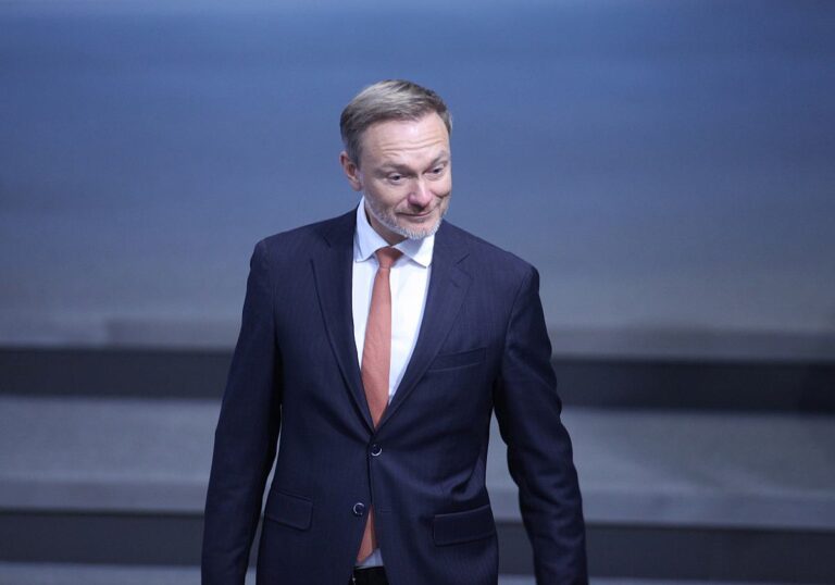 Bundesfinanzminister Christian Lindner (FDP)