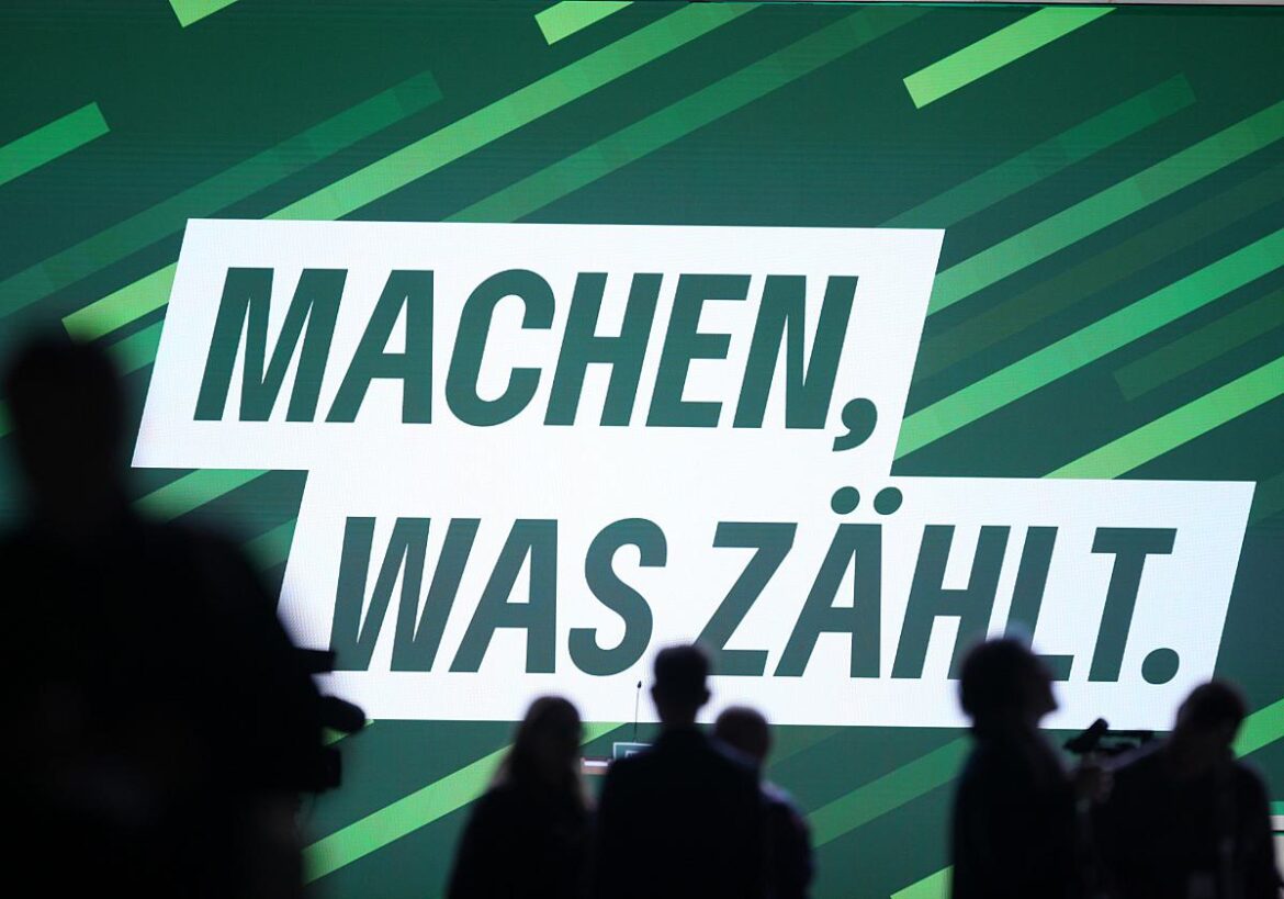 Parteitag der Grünen Slogan "Machen, was zählt"
