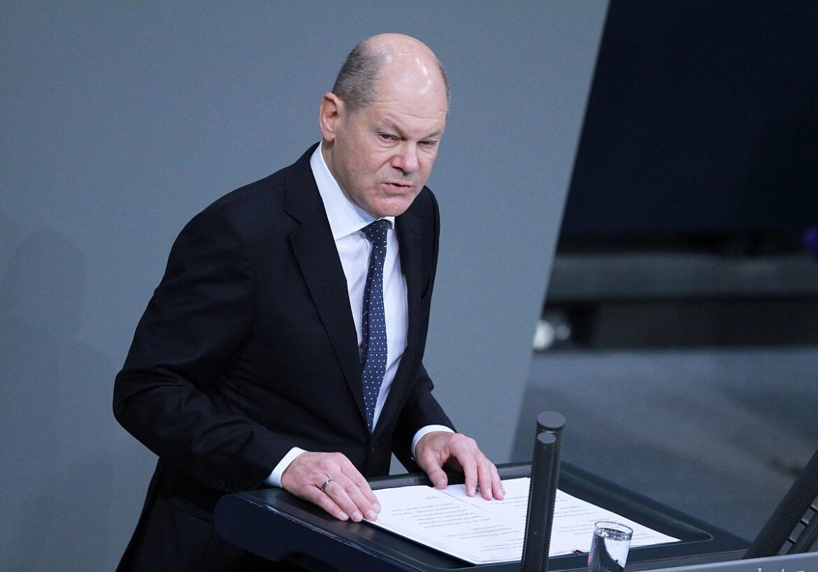 Bundeskanzler Olaf Scholz (SPD)