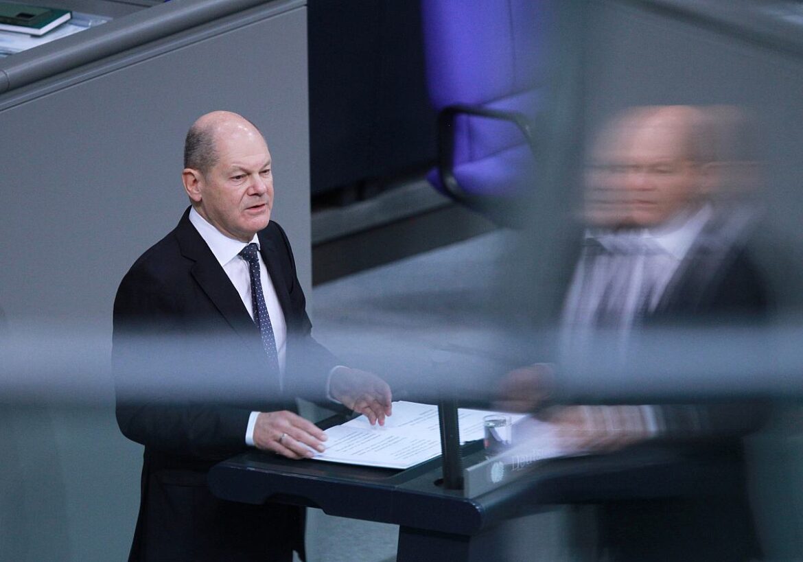 Bundeskanzler Olaf Scholz (SPD)