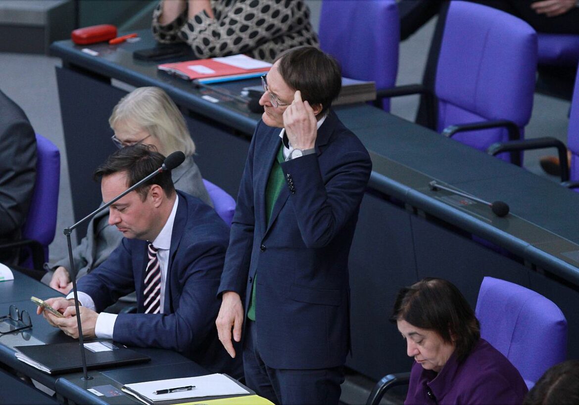 Karl Lauterbach (SPD) im Bundestag