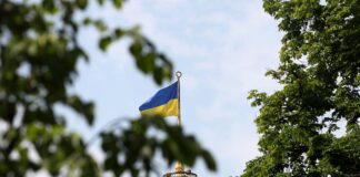 Ukrainische Flagge