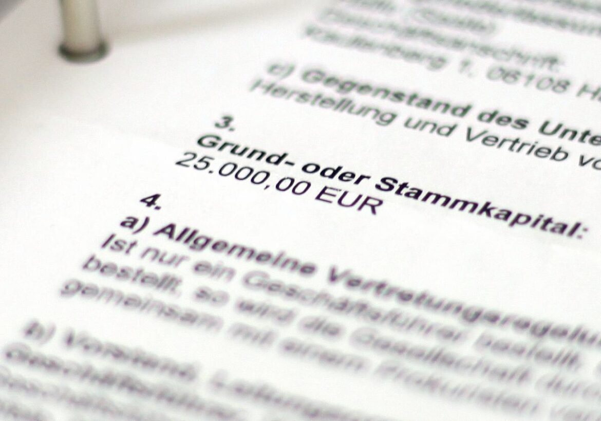 Eintrag im Handelsregister
