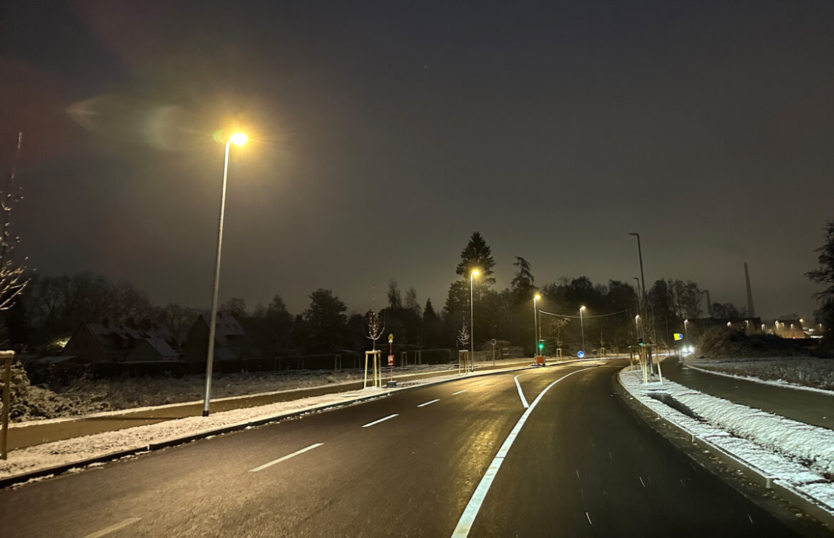 Halb verdunkelte Entlastungsstraße West / Foto: Pohlmann