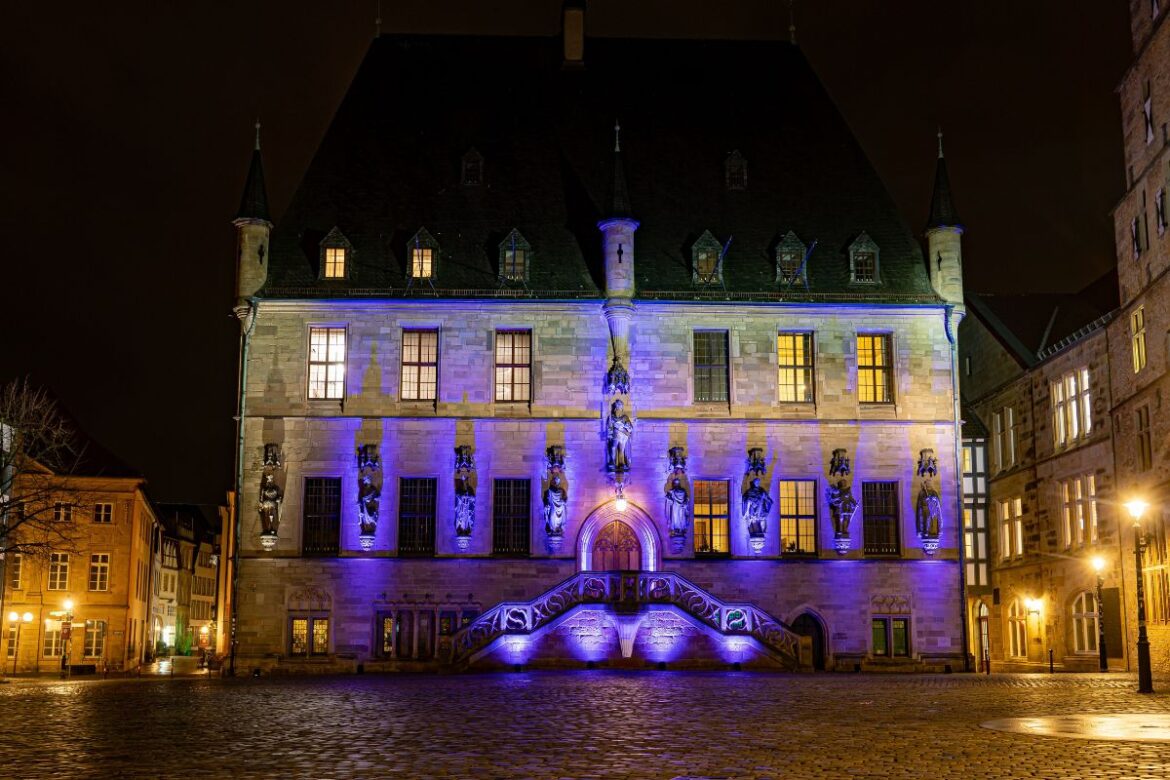 Lila Rathaus zum Weltfrühgeborenentag / Foto: Foto: André Havergo