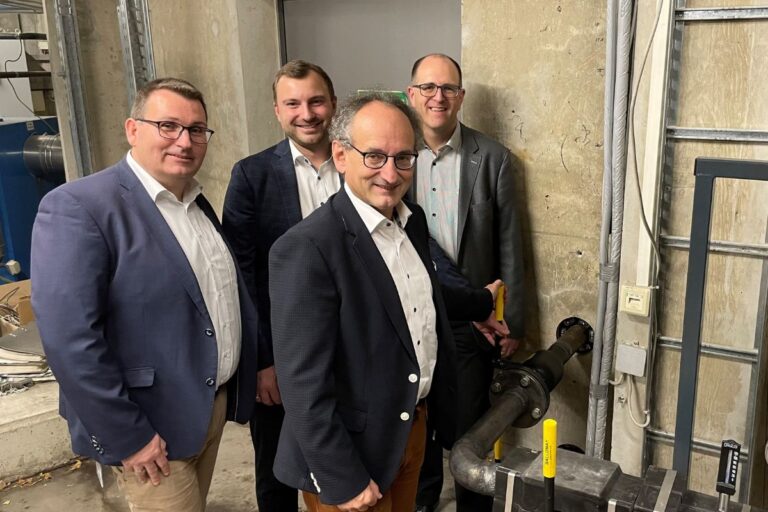 Im Keller der DBU befindet sich die Übergabestation, mit der die Wärme in die Hausinstallation gelangt. / Foto: Stadtwerke Osnabrück