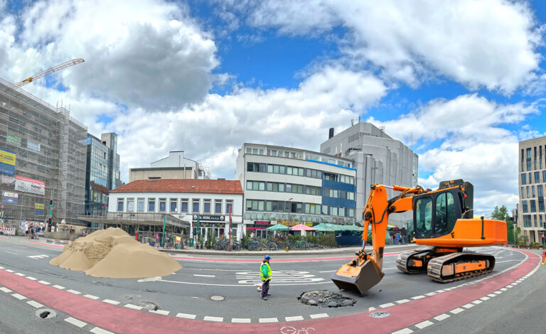 Baustelle Neumarkt Osnabrück / Foto: Pohlmann