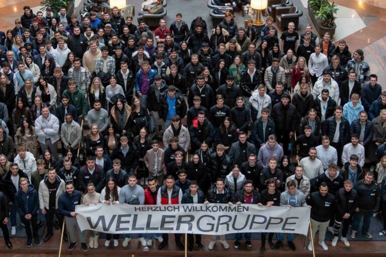 Azubis 2023 der Wellergruppe / Foto: Wellergruppe