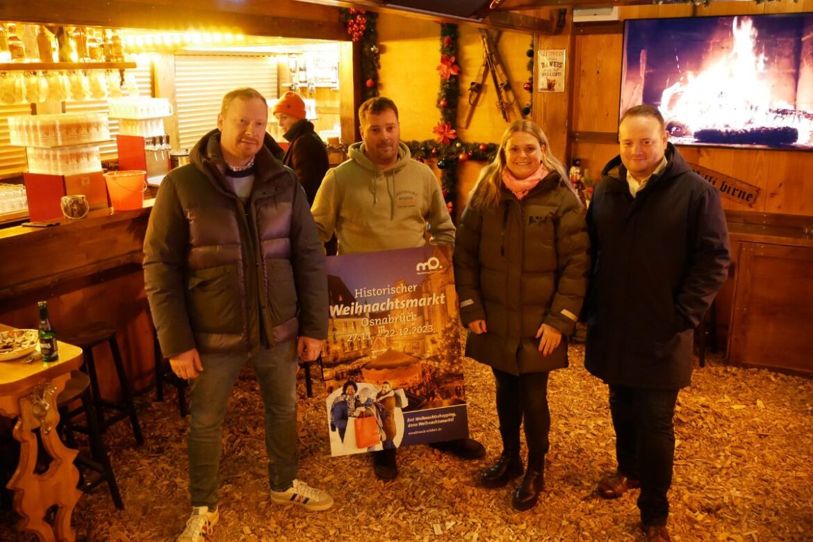 Eröffnung des Osnabrücker Weihnachtsmarkts 2023 / Foto: Dominik Lapp